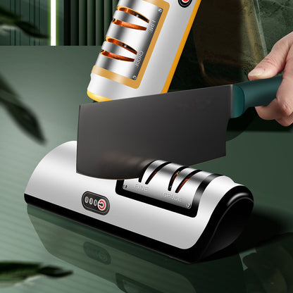USB Electric Knife Sharpener – Adjustable Automatic Kitchen Tool