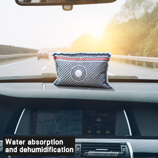 Reusable Car Dehumidifier Bag, Moisture Condensation Damp Absorber for Car & Home, 100% Leakproof & Reusable, Microwave Rechargeable Dehumidifier for Cars