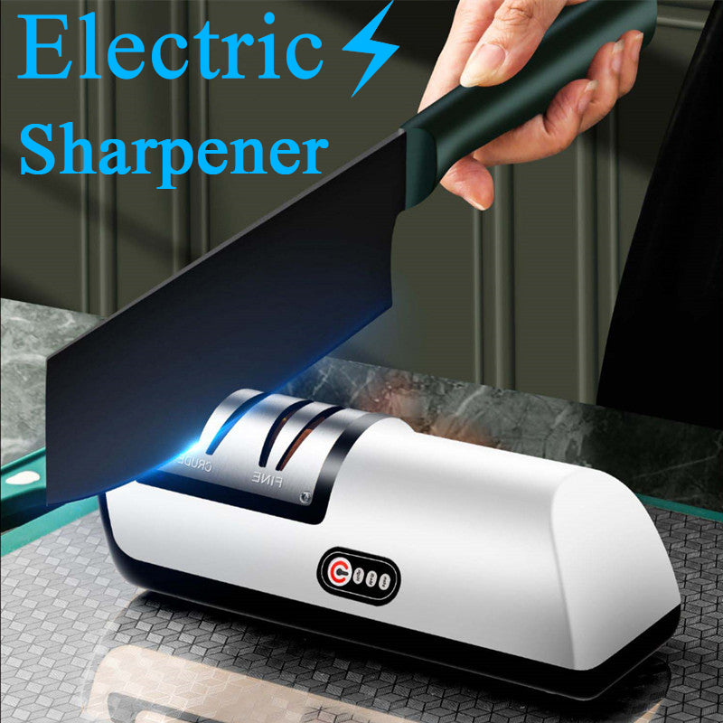 USB Electric Knife Sharpener – Adjustable Automatic Kitchen Tool