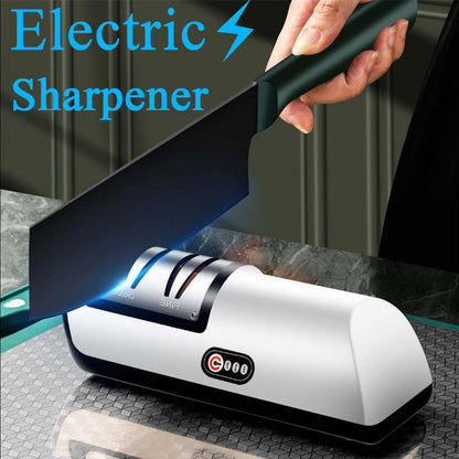 USB Electric Knife Sharpener – Adjustable Automatic Kitchen Tool