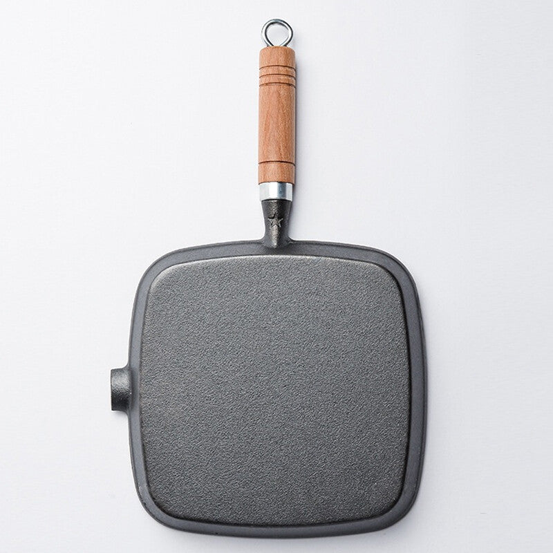 Non-Stick Grill Pan with Pouring Lips – Induction Griddle Frying Pan for Steak, Meat & Veggies