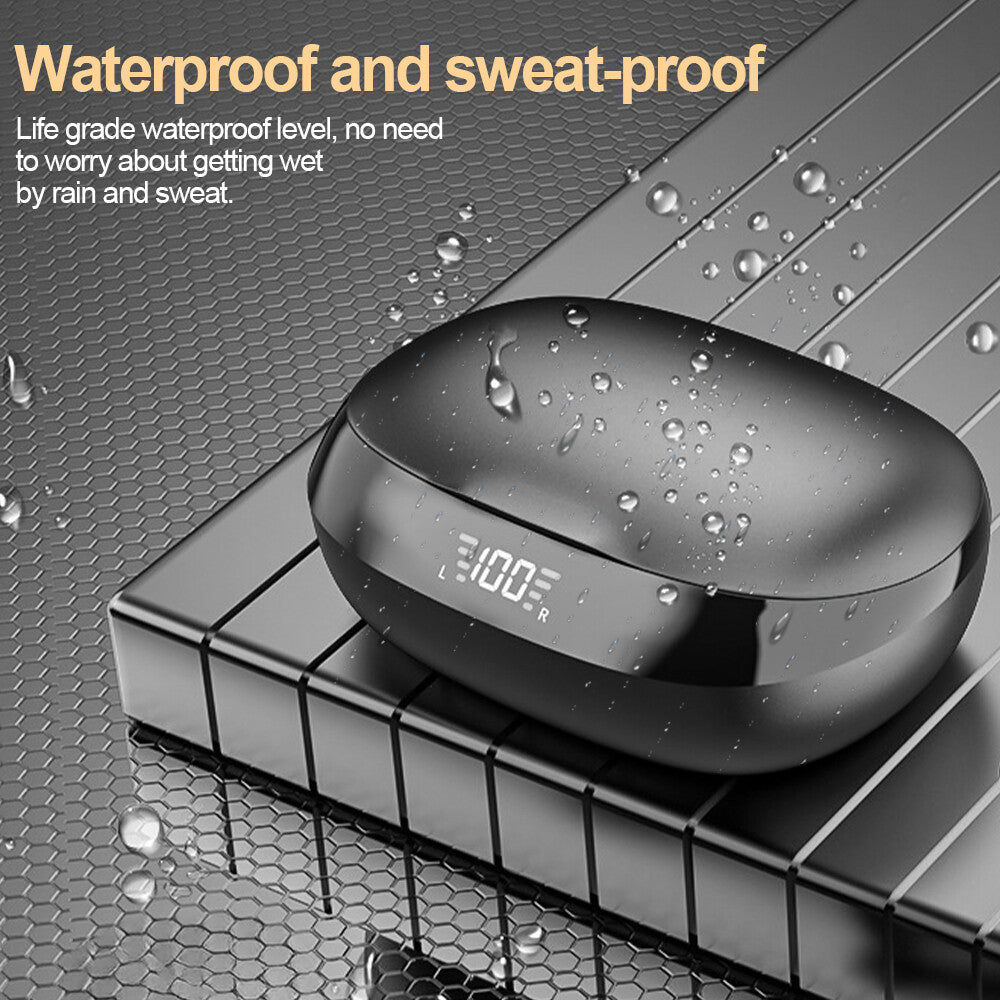 Sports Wireless Bluetooth Earphones – Ear Hook Running Headphones | High Bass Wireless Earbuds for Gym & Workout